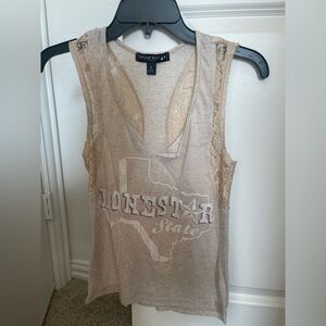 Lace Trim Tank Top